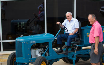 The Blue General Toro Tractor And Arnold Palmer Make History