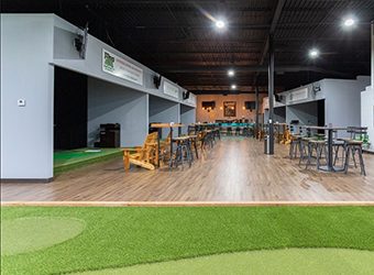 Swing Away At Element Indoor Golf Club